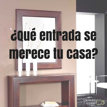 Organiza el vestíbulo o recibidor de tu casa vaciados de casas express