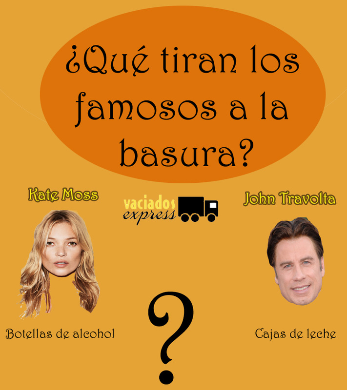 Qué tiran los famosos a la basura vaciados de casas express