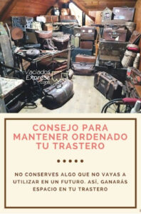 consejo para mantener ordenado tu tratero