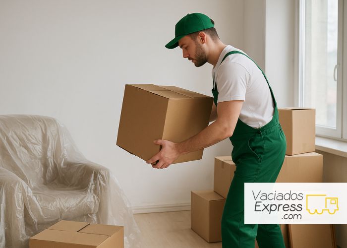 Vaciar casa de un familiar fallecido